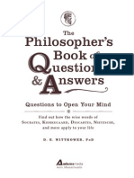 Prepublication Sample: The Philosopher's Book of Questions and Answers