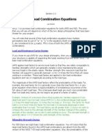 Load Combination Equations