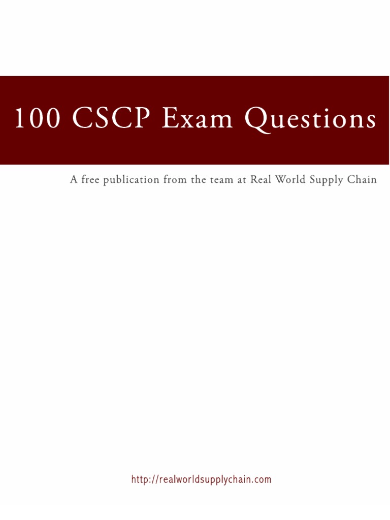 CSCP응시자료