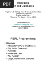 PERL Programming Database