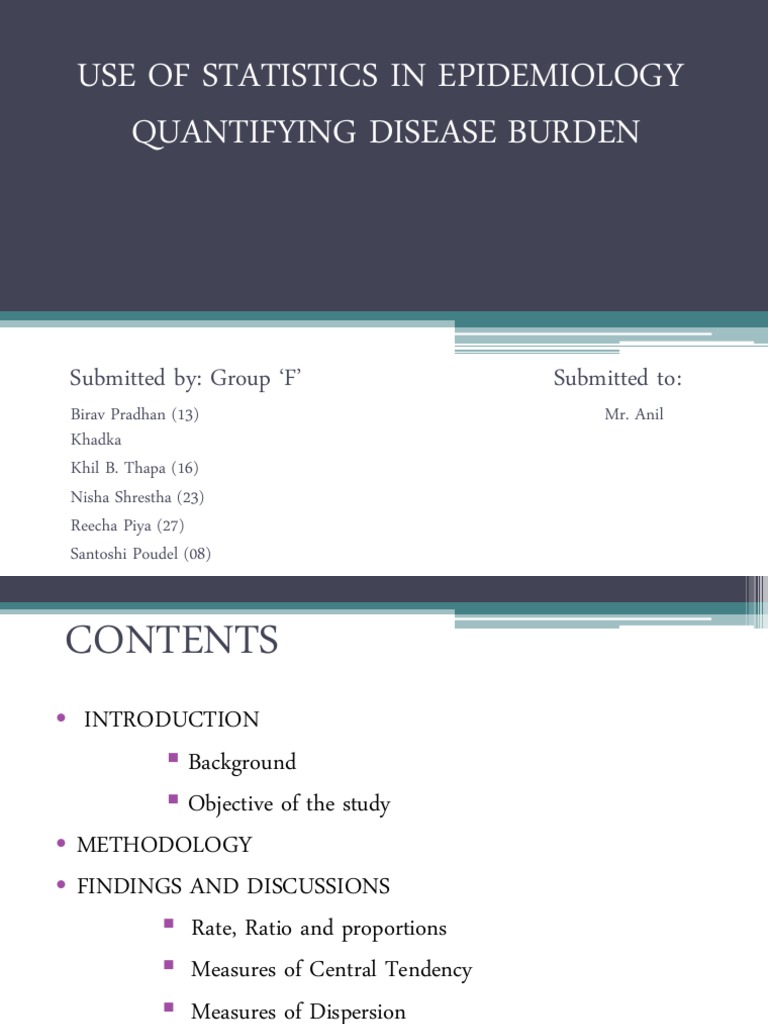 Quantifying Disease Burden Through Biostatistical Tools An Analysis of