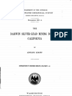 Darwin Silver Lead Mining District 1914 USGS Report