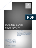 Global Rare Earths Report - March 2013 