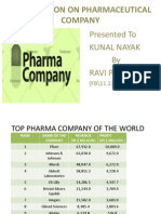 Presentation on Top Pharma Companies Pfizer and Johnson & Johnson