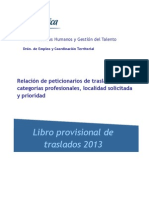 Libro Traslados Provisional 2013