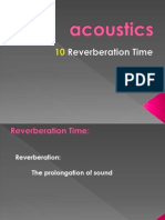Acoustics Reverberationtime