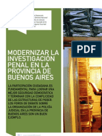 Modernizar la investigación penal en la provincia de Buenos Aires