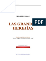 Hilaire Belloc Las Grandes Herejias