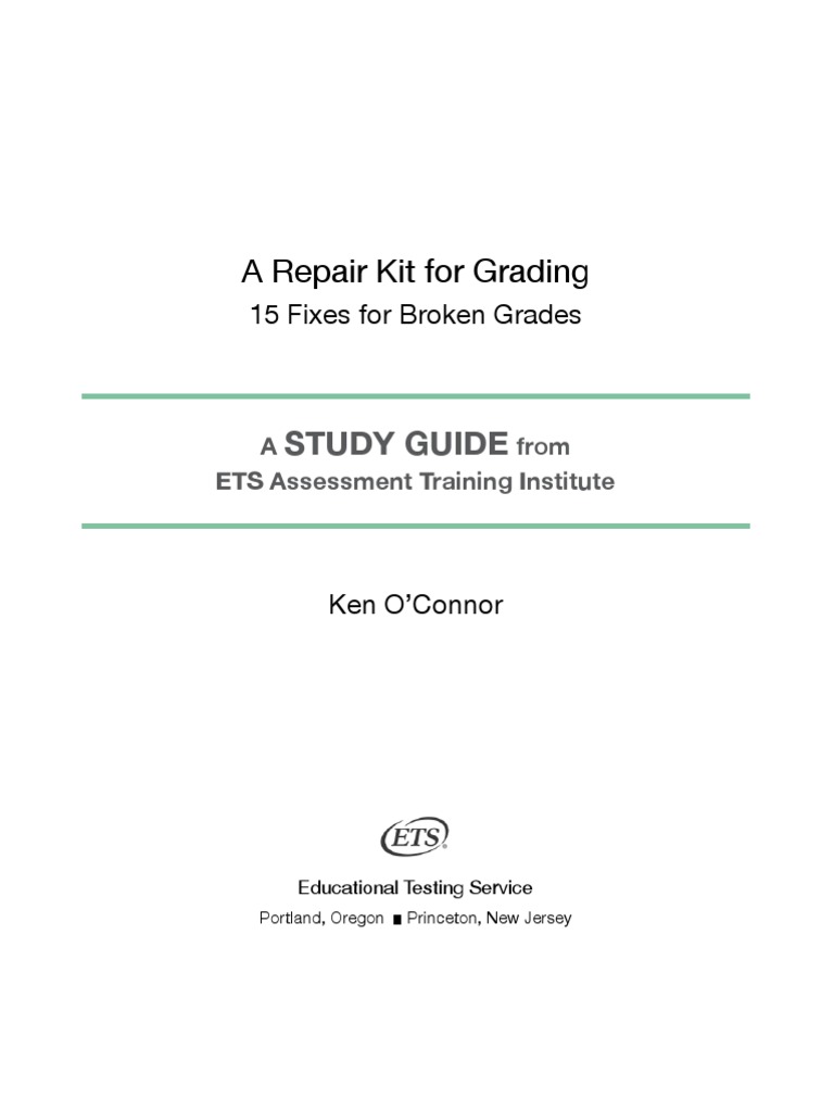 15 Fixes For Broken Grades - ARK-StudyGuideR - 0 | PDF | Educational ...