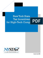 NYSTAR Guide to NYS High Tech Tax Incentives