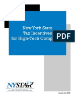 NYSTAR Guide To NYS High Tech Tax Incentives