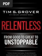 Download Relentless From Good to Great to Unstoppable by Tim S Grover by Simon and Schuster SN130597551 doc pdf