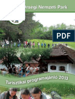 Őrségi Programajánló 2013