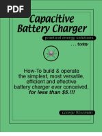 Download Capacitive Battery Charger preview by George Wiseman SN130609938 doc pdf