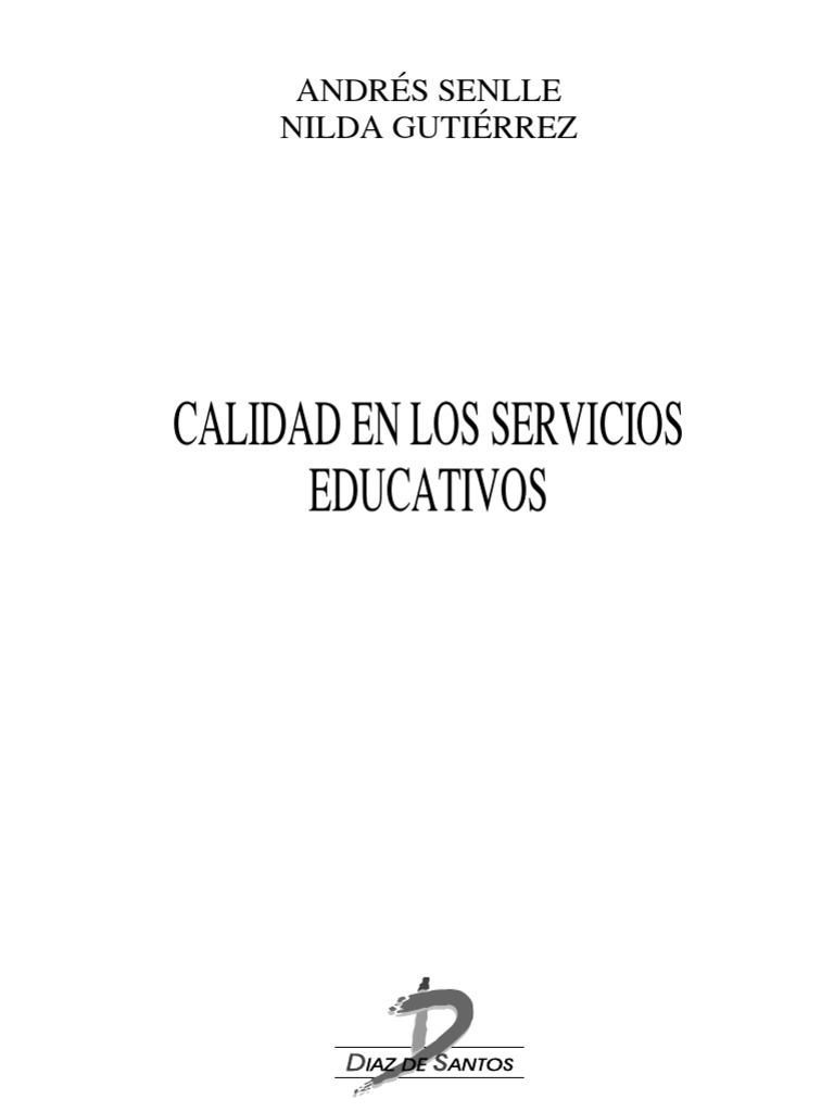 Calidad en Los Servicios Educativos | PDF | Calidad (comercial ...