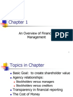 Overview of Financial Management Ch 1