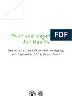 Fruit Vegetables Report