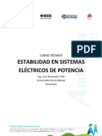 Estabilidad en Los Sistemas Eléctricos de Potencia