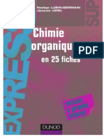 Chimie Organique 25 Fiches