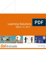 2013 Learning Solutions Presentation by GoAnimate