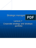 Strategic Management: Corporate Strategy and Strategic Portfolio