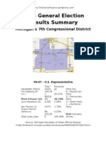 2008 General Election Results Summary - MI-07