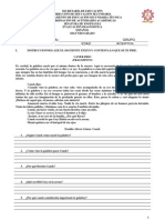 Evaluacion Diagnostica 2° Español 2012-13