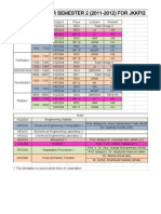 Time Table Sem 2 (2011-2012) JKKP/2