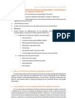 Instrumentos de Evaluaci+ N Neuropsicol+ Gica y Funcional para La Detecci+ N Del Deterioro Cogniãƒvo y Demencias