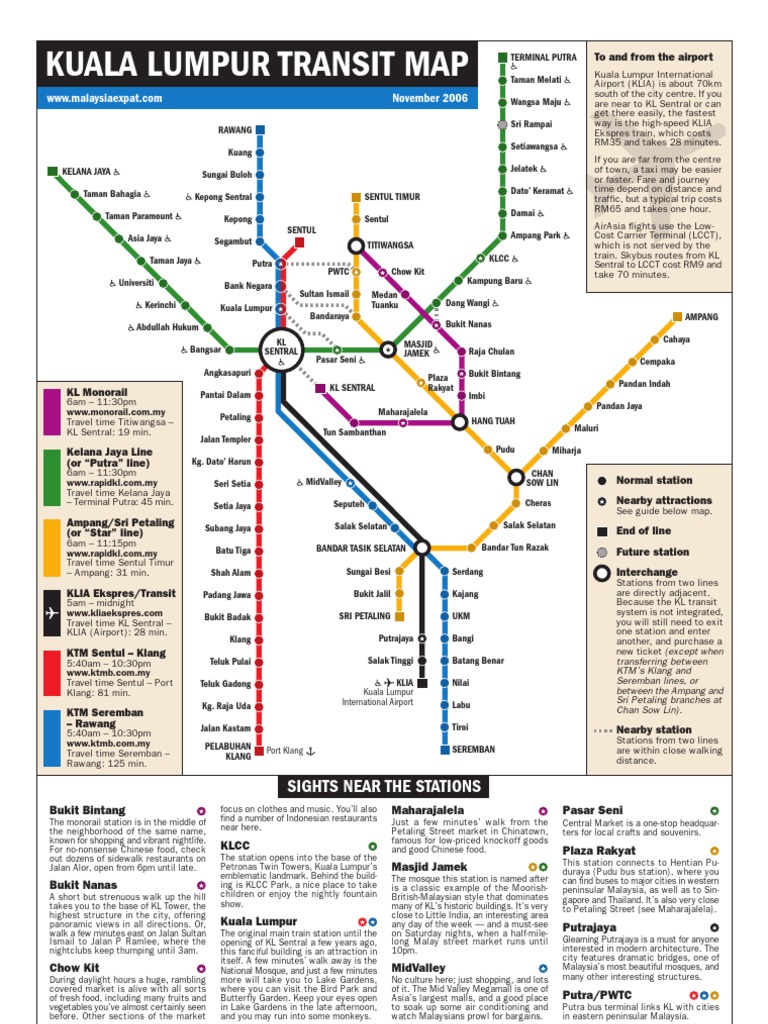 Kuala Lumpur MRT Map | PDF