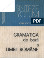 Ion Coteanu Gramatica de Baza a Limbii Romane