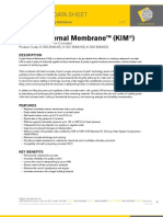 Technical Data Sheet Krystol Internal Membrane KIM