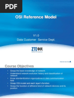 OSI Reference Model: V1.0 Data Customer Service Dept