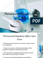 Journal of Pharmaceutical Regulatory Affairs