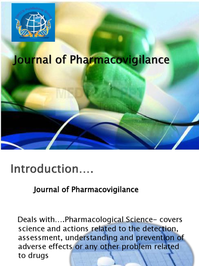 research paper of pharmacovigilance