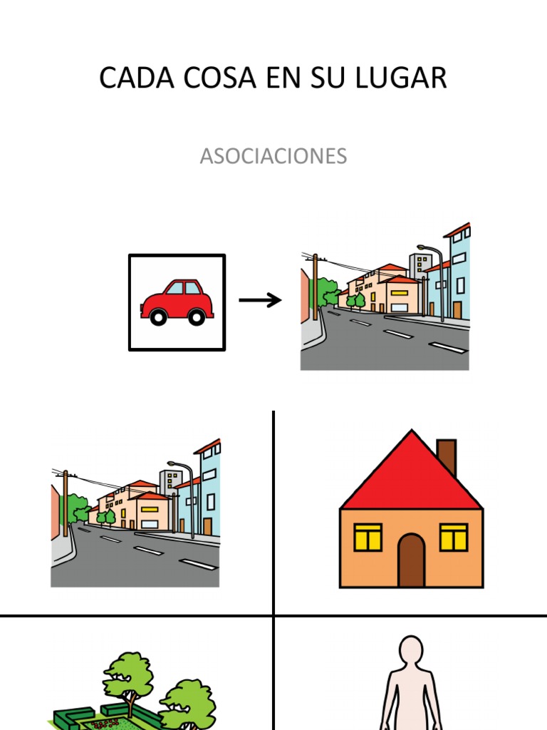 A Recoger Cada Cosa En Su Lugar