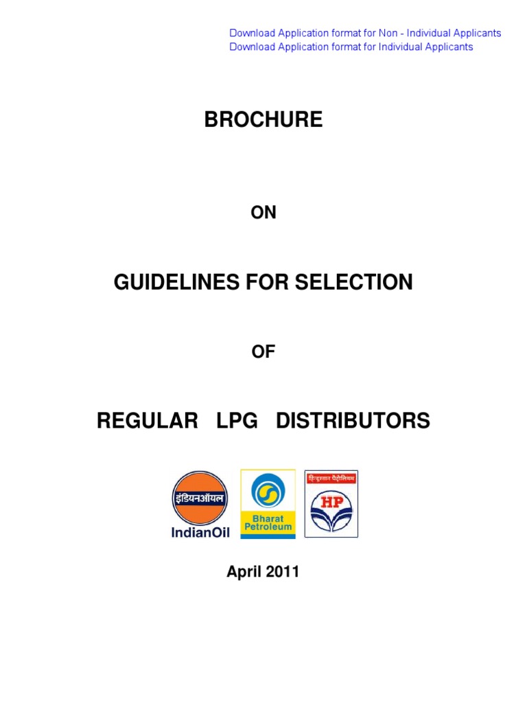 LPG Distributor Selection Guidelines | PDF