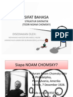 Struktur Sintaktik Noam Chomsky