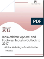 India Athletic Apparel and Footwear Industry To Reach USD 2.9 Billion by 2017: Ken Research