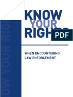 Know Your Rights-US Law Enforcement