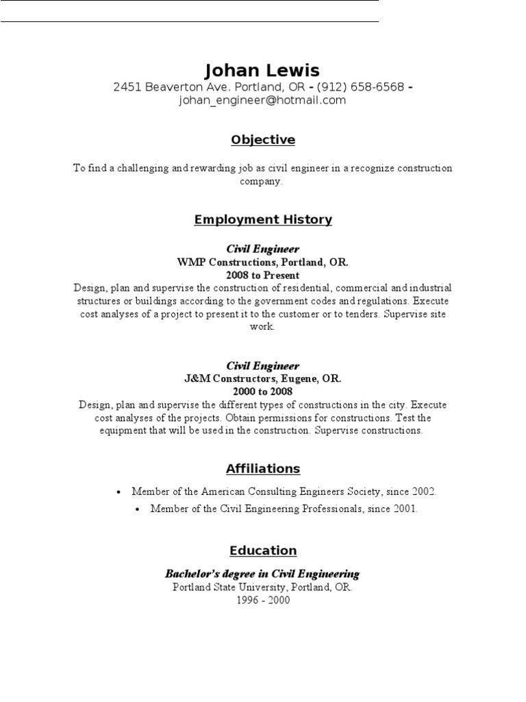 Civil Engineer | PDF