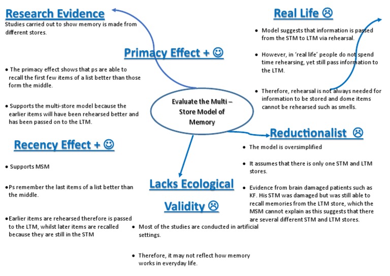 Evaluating Working Memory Model