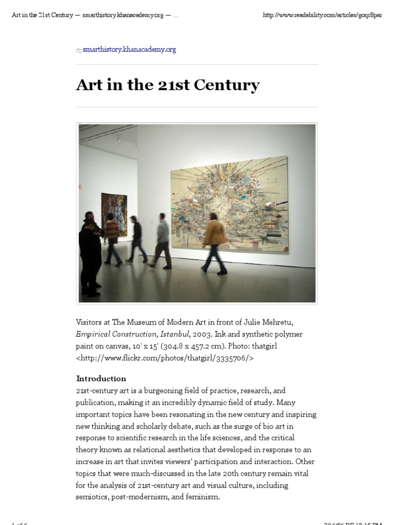Art in the 21st Century — — Readability.pdf Globalization Fine Art