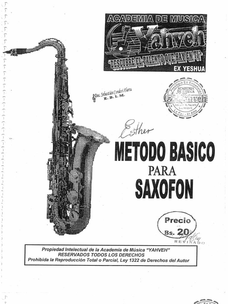 Método Básico para Saxofon | PDF