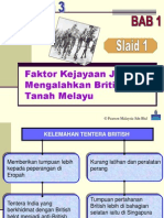 Slide 1 - Faktor Kejayaan Jepun Mengalahkan British Di Tanah Melayu