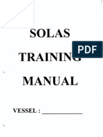 SOLAS Life Saving Training Manual