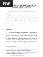 REFLEXÕES SOBRE O MODELO DO PROCESSO LINEAR DE COMUNICAÇÃO A PARTIR DE UMA CONCEPÇÃO PÓS-ESTRUTURALISTA DE LINGUAGEM