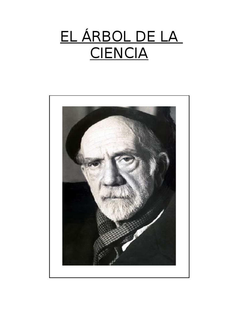 El Arbol de La Ciencia Ciencia filosófica Ciencia