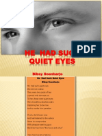 He Had Such Quiet Eyes: Bibsy Soenharjo