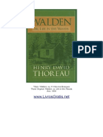 Walden-Henry David Thoreau